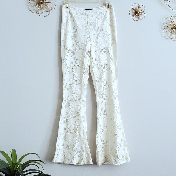 lace bell bottoms forever 21